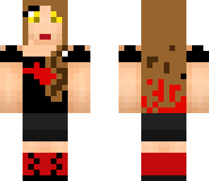 black-and-red girl