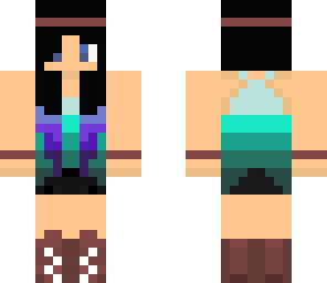 blue girl
