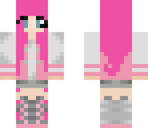 pink haired girl