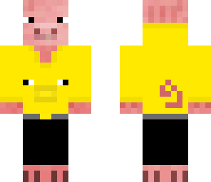pig in a hoodie