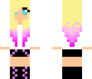 pink hair girl