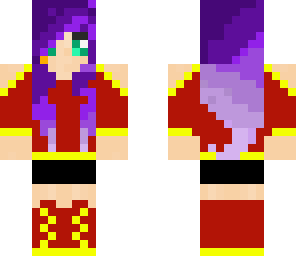 purple hair mcdonalds worker