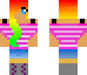 rainbow girl