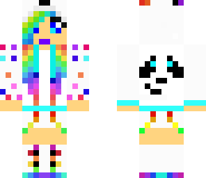 rainbow girl