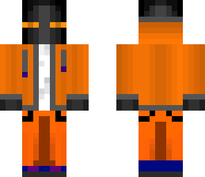 cool orange enderman