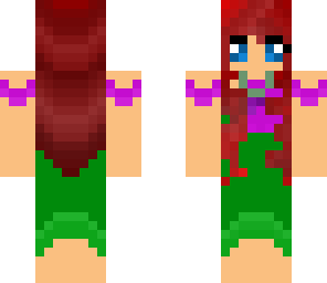 ariel in a dress