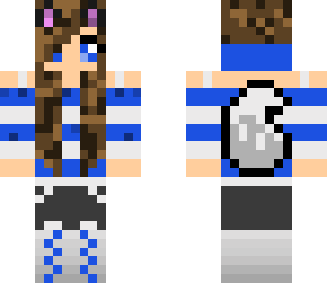 blue wolf girl