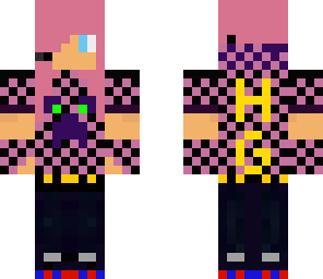 skin team hg cheveux rose