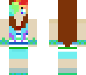 cool rainbow girl