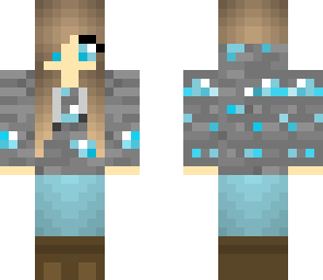 diamond hoodie girl