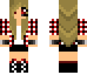 checkered shirt girl