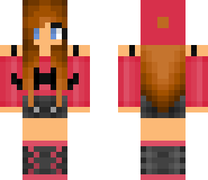 mustache girl with beanie