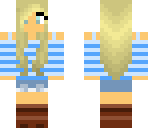 girl in blue
