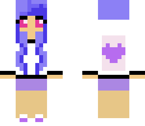 little purple pink girl