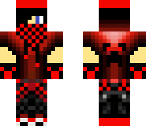 red teen with fire crown
