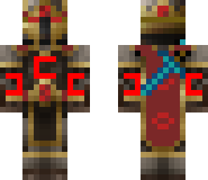 red knight with sword