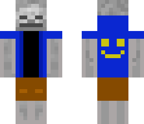 skeleton in smiley hoodie