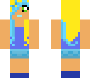 blue girl
