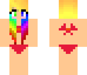 redpanda534 rainbow bikini