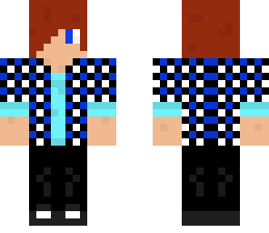 blue teenage boy