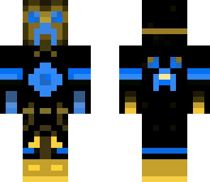 blue and golden creeper
