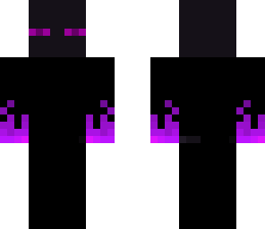 enderman con brazos violetas