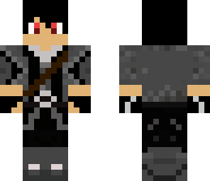 my skin parkour style fixed red eyes diffent