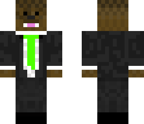 fluffy with green tie