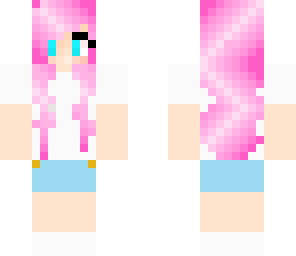 pink hair girl