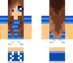 blue girl