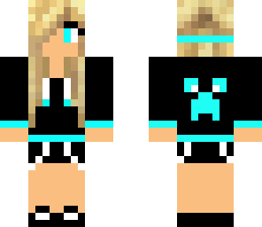 neon creeper girl