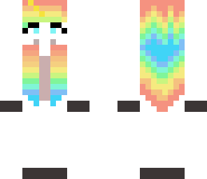 unicorn rainbow hair with horn