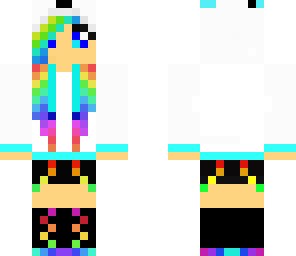 cute rainbow girl