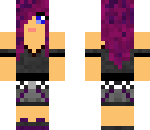 purple emo girl