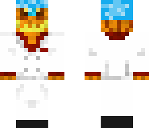 pumpkin man with headgear