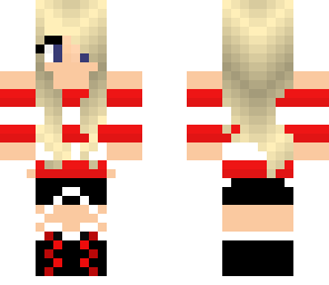 red teen girl