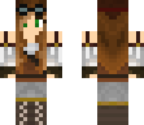 edited steampunk girl