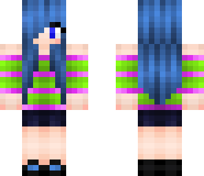blue girl