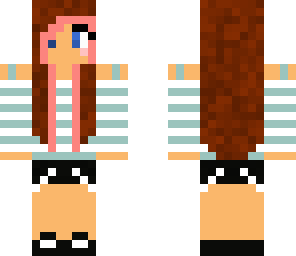 streaked girl