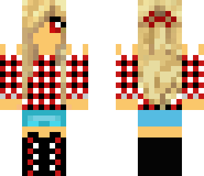 countrygirl with bow in her hair