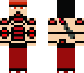 red fighter guy