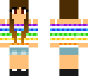 edited rainbow girl aka mee