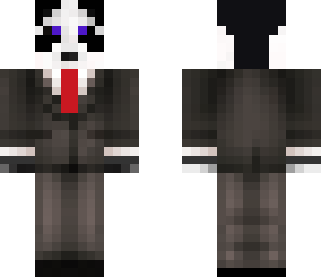 epic panda in a suit