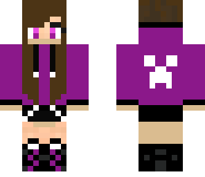 creeper hoodie girl