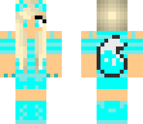 redo blue wolf girl