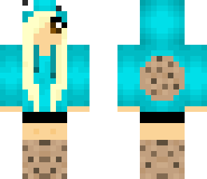 cute cookie monster girl