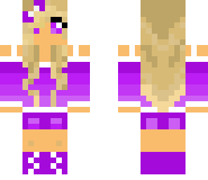 cute purple girl