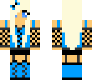 blue hot girl