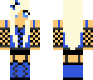 darker blue sexy girl