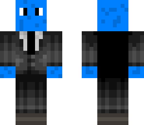 blue man